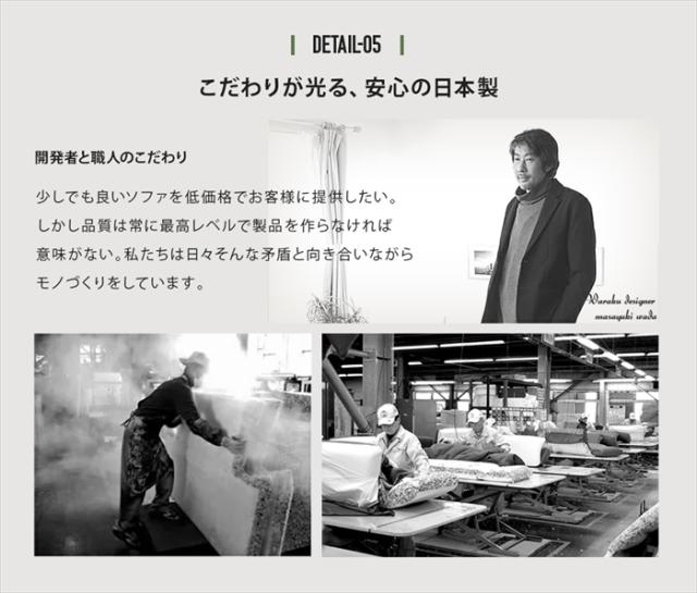 【値下げ】ローソファ 3点セット コーナーパーツ付 ソファ 座椅子 チェア リクライニング 座布団 レイアウト自在 ヴィンテージ 和楽_9