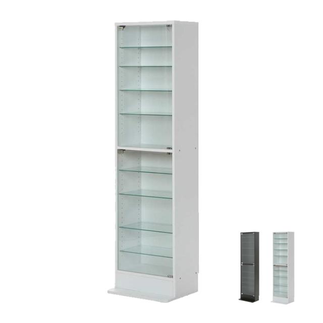 フィギュアケース ガラス 浅型 コレクションケース コレクションラック ガラス 棚 ハイタイプ 奥行き29cm フィギュア 壁面収納 ディスプレイ 飾る 展示 プラモデル 模型 香水の通販は