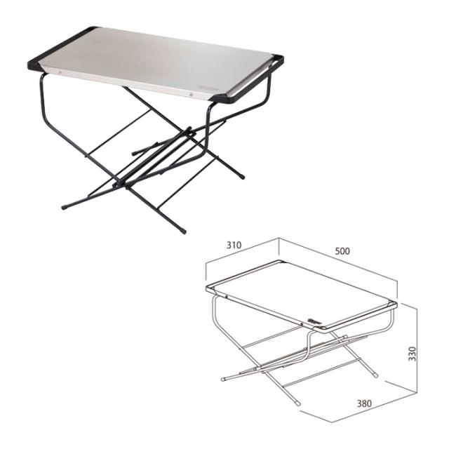 サイドテーブル アウトドア おしゃれ テーブル 幅50 奥行38 高さ33 作業台 ステンレストップ 薪置き 台 アウトドア テーブル ファイアーの通販は サイドテーブル アウトドア おしゃれ テーブル 幅50 奥行38 高さ33 作業台 ステンレストップ 薪置き 台 アウトドア テーブル ファイアーの通販は