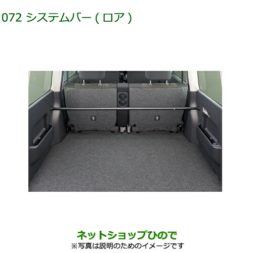 大型送料加算商品　純正部品ダイハツ アトレーワゴンシステムバー(ロア)純正品番 999-02060-M5-284の通販は 5,706円