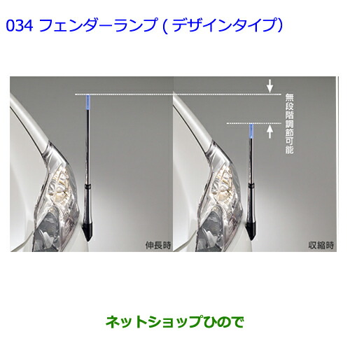 ●◯純正部品トヨタ プレミオフェンダーランプ(デザインタイプ)純正品番 08510-20480