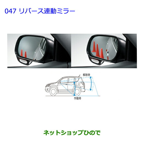 ●◯純正部品トヨタ ラヴフォーリバース連動ミラー純正品番 08641-42030【ACA31W ACA36W】