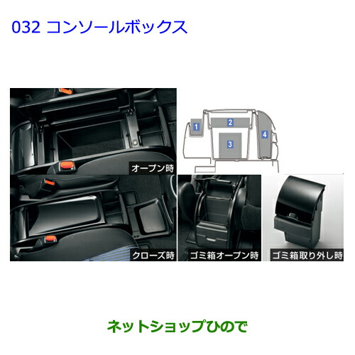 大型貨物輸送足し加える商いもの ●純然たる部分品トヨタ ノアコンソールボックス純然たる品番 08471-28190【ZWR80G ZRR80W ZRR85W RR80G ZRR85G】