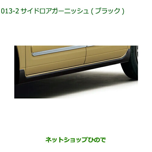 大型送料加算商品　純正部品ダイハツ ムーヴ キャンバスサイドロアガーニッシュ(ブラック)純正品番 08400-K2342【LA850S LA860S】 36,680円