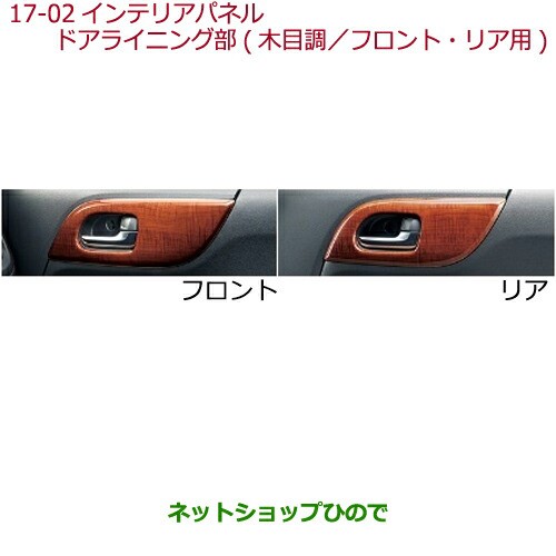 純正部品ホンダ N-ONEインテリアパネル　ドアライニング部(木目調/フロント・リア用/左右4点セット)純正品番 08Z03-T4G-020H｜au  PAY マーケット