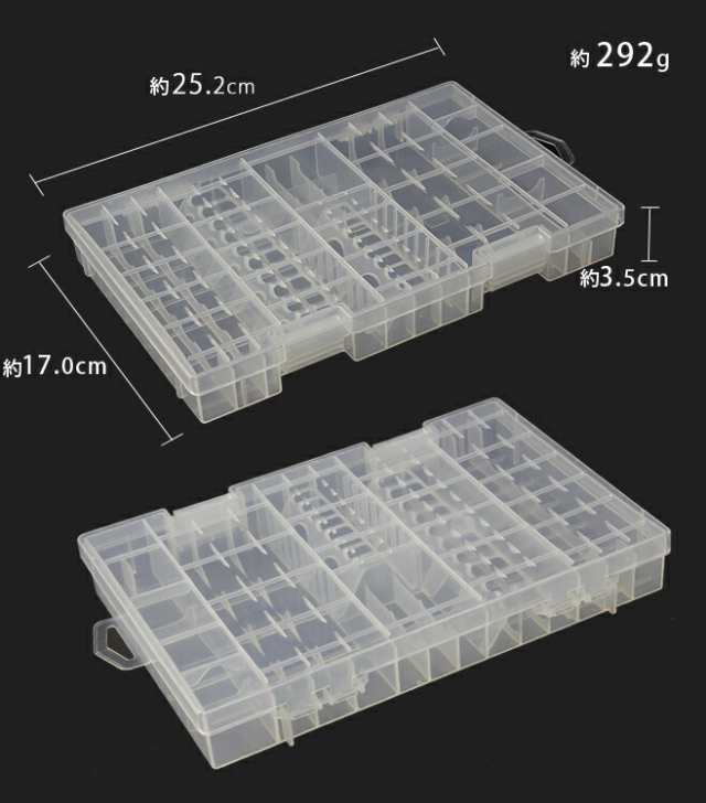 mitas公式】乾電池 収納ケース 電池ケース 乾電池ケース 単1 単2 単3 単4 角型 対応 電池 充電池 収納 ケース エネループ 整理 便利  スの通販はau PAY マーケット - mitas ミタス