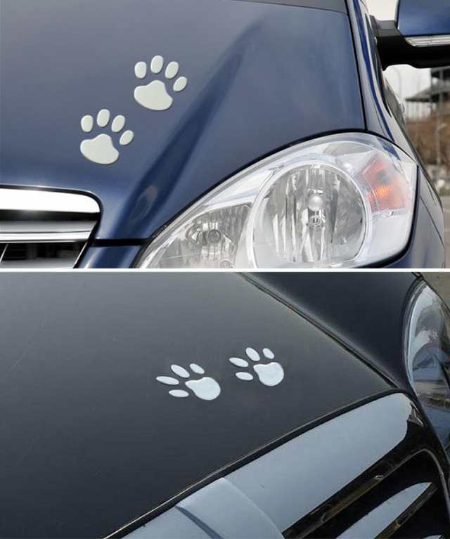 肉球 ステッカー 2個セット 足跡 カーステッカー キズ隠し 凹み隠し 車 シール 犬 猫 カー用品 カーアクセサリー 雑貨 自動車の通販はau Pay マーケット Mitas 1 2営業日以内で発送