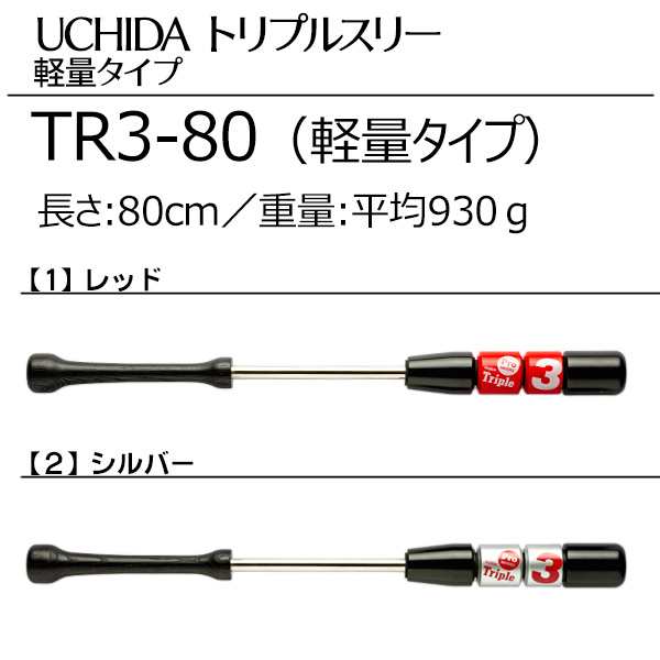 ウチダ トリプル トレーニング バット - バット