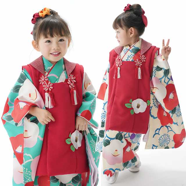 七五三 着物 3歳 販売 三歳 女の子 椿 つばき レトロ 古典 可愛い オシャレ 子供 753 キッズ きもの フルセット 購入 京都の通販はau Pay マーケット 京都瑠璃雛菊