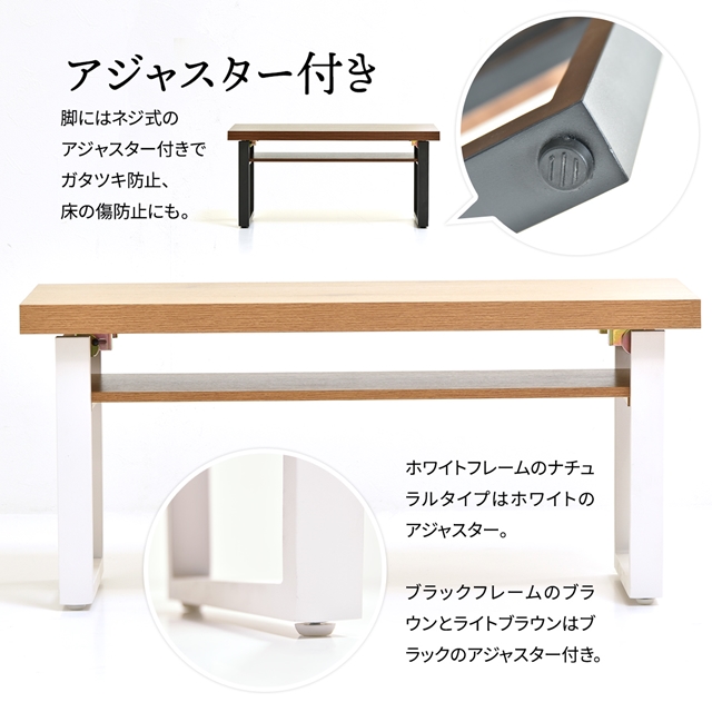 折りたたみ センターテーブル 棚付き 【送料無料】 おしゃれ ローテーブル 折れ脚テーブル 木製 リビングテーブル 小さい 一人用 コンパクト_12