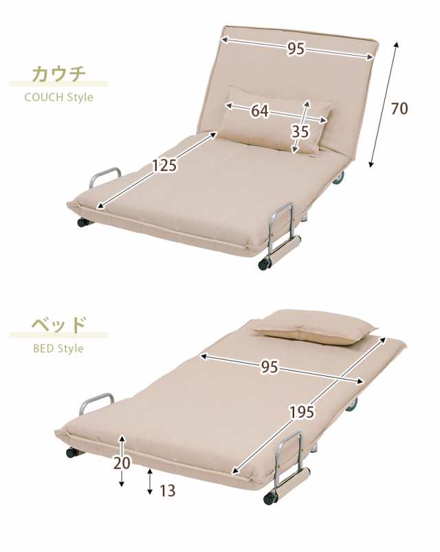 キャスター付きで軽々変形 ソファーベッド シングル 折りたたみ 【送料無料】 折りたたみベッド コンパクト 格安 激安 1人掛け おしゃれ の通販はau PAY マーケット - houseBOAT au PAY マーケット店 | au PAY マーケット-通販サイト