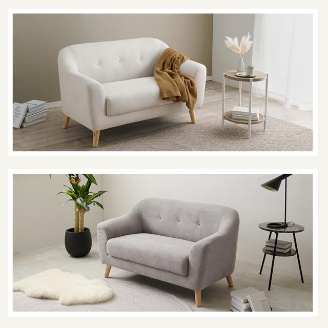 ☆お洒落☆　☆ちょうどいいサイズ☆　コンパクトソファ　アイボリー 楽天市場】ソファー 2人掛け コンパクト ソファ 選べる8色