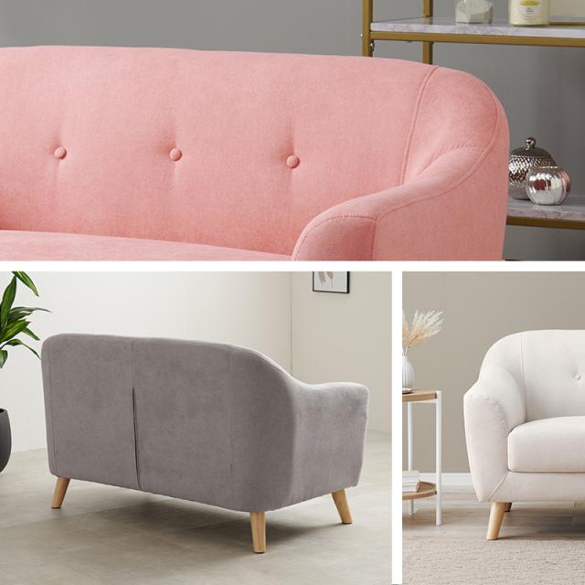 女性の一人暮らしに丁度いい 可愛い コンパクトソファー 【送料