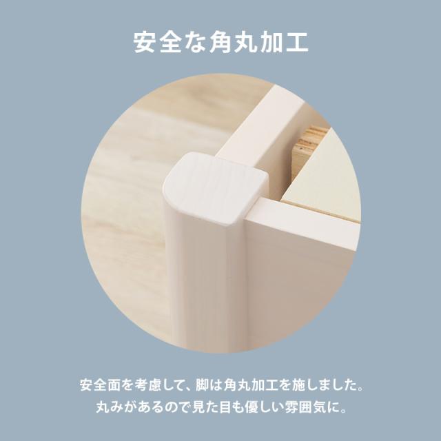 工具不要 木製 シングルベッド 耐荷重350ｋｇ【送料無料】 ベッドフレーム シングル すのこ 天然木 脚付き ウッド 通気性 組み立て簡単 ナチュラル ブラウン 木目 宮なし 頑丈_9