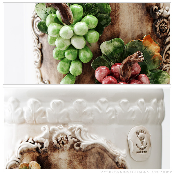 アンブレラスタンド 葡萄レリーフ 傘立て クラシック