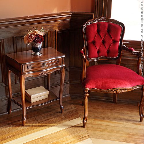 値下イタリア製クラシカル家具 猫脚 籐編み コンソールテーブル