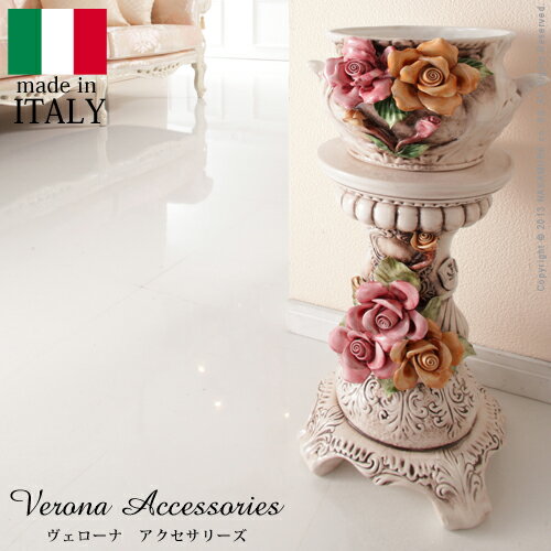 k862 まるで宮殿のようなエレガントさ 白の陶器製コラム/花台 高さ84㎝ k862 まるで宮殿のようなエレガントさ 白の陶器製コラム/花台 高さ84㎝