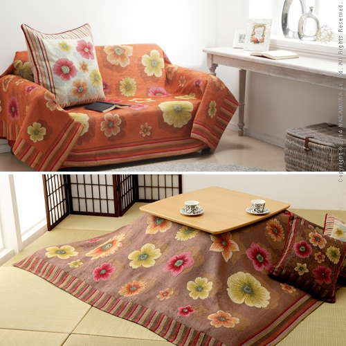 ベッドカバー レトロ マルチカバー ヴィンテージ パッチワークキルト