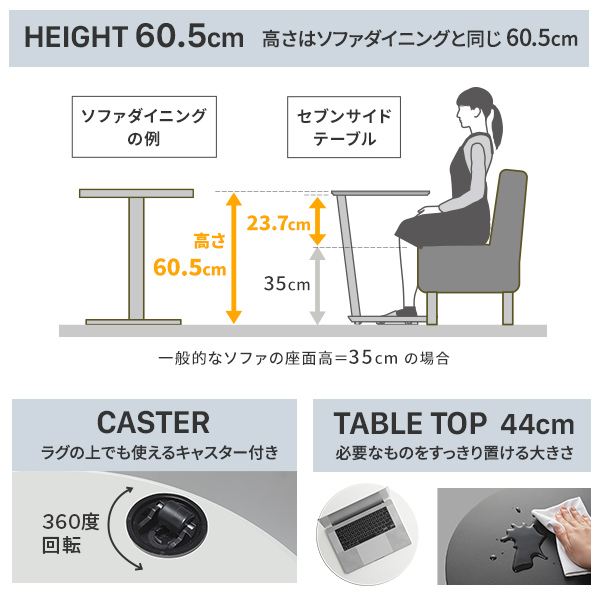サイドテーブルとセットでお得 テレビスタンド WALL 7 A2 ラージタイプ 【送料無料】 選べる キャスター付き 壁寄せ テレビ台 インテリア おしゃれ ロータイプ 高さ調整 80インチ 45インチ 配線収納 自立_15