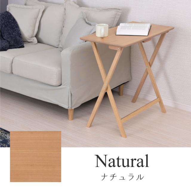 [完成品] 折りたたみ テーブル ハイテーブル 高さ70 パソコンデスク 省スペース おしゃれ コンパクト 作業台 作業テーブル 木製 勉強机 机 シンプル ミニテーブル サイドテーブル 北欧 幅67cm_18