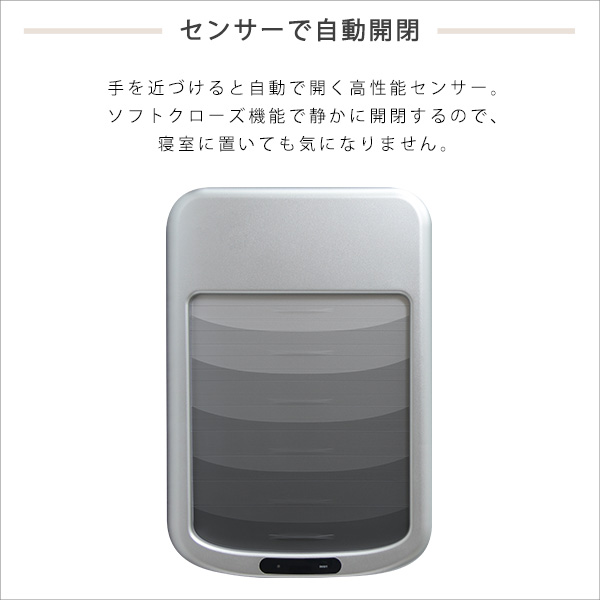 シャッター式50L自動開閉ゴミ箱【ROCO-ロコ-】_3
