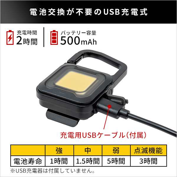 USB充電式 ミニ LEDライト 最大600ルーメン 【送料無料】 ミニ懐中電灯 強力 LED 小型 最強 防水 点滅 おしゃれ キーホルダー  キャンプ用の通販はau PAY マーケット - houseBOAT au PAY マーケット店 | au PAY マーケット－通販サイト