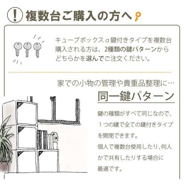 鍵付き 収納ボックス キューブボックスα カラーボックス １段 扉付き 鍵付きキャビネット ロッカー 鍵付きボックス 木製 A4  スタッキンの通販はau PAY マーケット - houseBOAT au PAY マーケット店