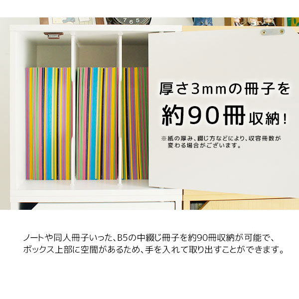 仕切り付き 扉付き本棚 キューブボックス A ファイルボックス 同人誌ラック A5 B5 同人誌 収納 ケース スタンド 木製 カラーボックの通販はau Pay マーケット Houseboat Au Pay マーケット店