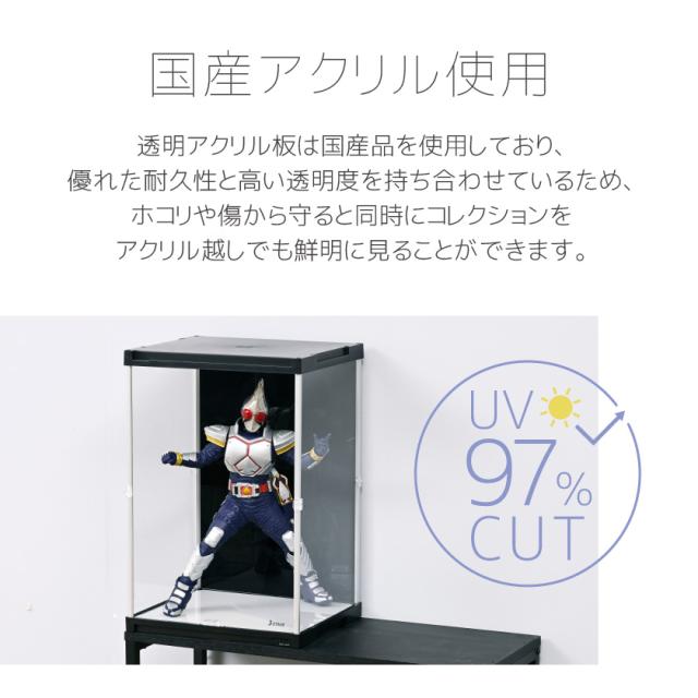 J-STAGE HIGH LED付き アクリルフィギュアケース 2個セット