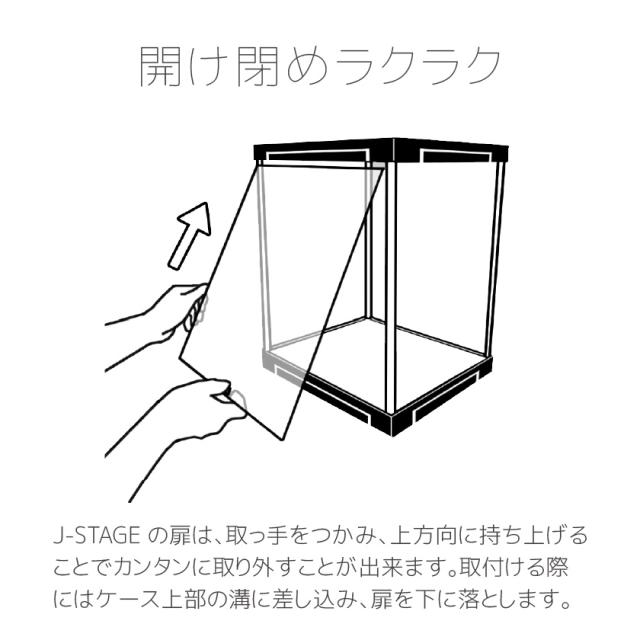 アクリルスタンド付き】キューブボックスα フィギュアケースJ