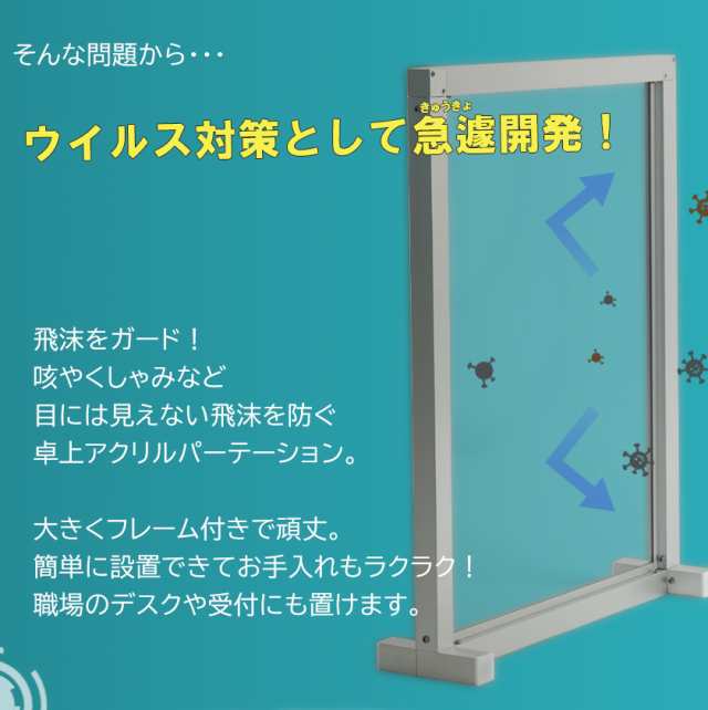 飛沫防止 アクリルパーテーション 送料無料 アクリル板 パーティション 受付 スタンド 仕切り コロナウイルス対策 コロナ対策 飛沫感染 の通販はau Pay マーケット Houseboat