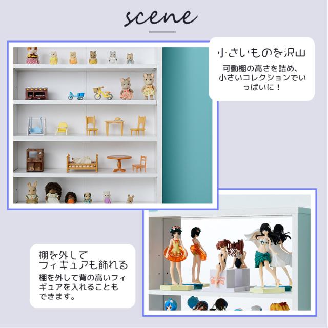 超薄型 コレクションラック ダブルタイプ アクリルふたつき 超薄型 コレクションラック ダブルタイプ アクリルふたつき