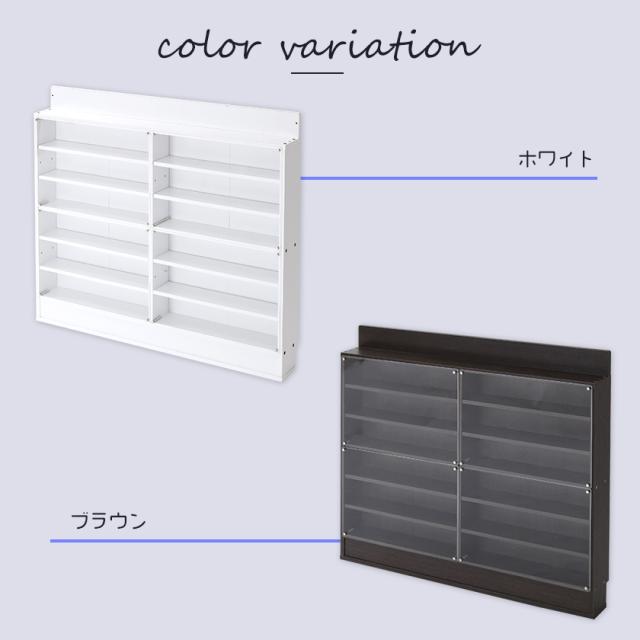 完成品アクリルふた付き 超薄型 コレクションラック ワイド 完成品アクリルふた付き 超薄型 コレクションラック ワイド