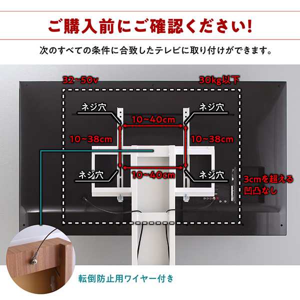 これからは壁掛けスタイル 薄型 テレビ台 ローボード ハイタイプ 送料