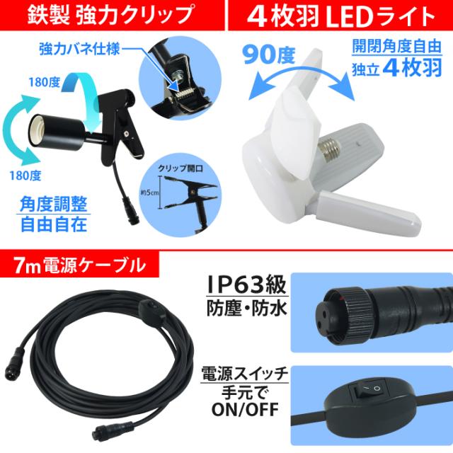 HEMAJUN 投光器 led 充電式 折りたたみ投光器 マキタ バッテリー