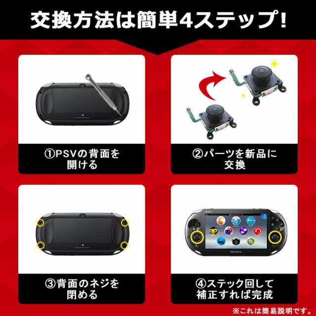 207-06 【2個セット 送料無料】PS Vita 3Dアナログ ジョイスティック ...