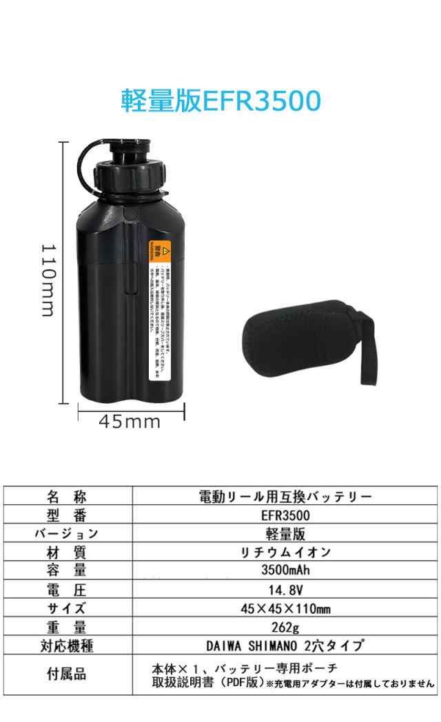 Tkh 102 05 送料無料 ダイワ シマノ 電動リール用 電動ジギング用 互換バッテリー ホルダー 14 8v 3500mah Daiwa Shimano 船釣の通販はau Pay マーケット ビッグハート