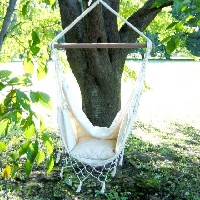 ハンモックライフ 1451 ブラジリアン チェア ハンモック フリンジ付き