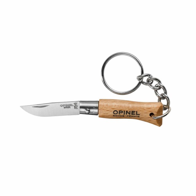 OPINEL オピネルナイフ ステンレススチール キーリング付き #2 3.5cmの 