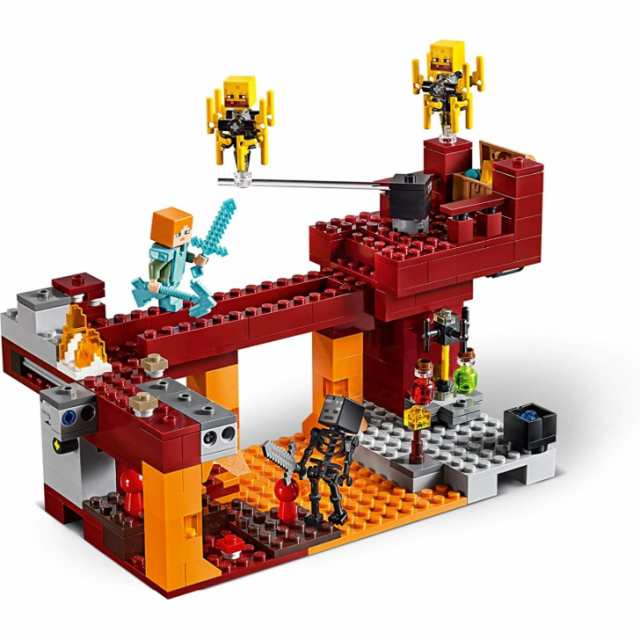 レゴ マインクラフト 21154 ブレイズブリッジでの戦い LEGO Minecraft The Blaze Bridge 【レゴブロック おもちゃ  鑑賞 コレクション プ｜au PAY マーケット