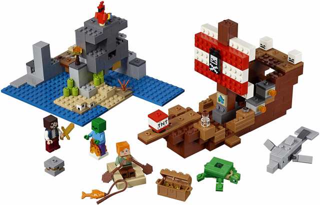 レゴ マインクラフト 海賊船の冒険 Lego Minecraft The Pirate Ship Adventure Building Kit レゴブロック おもちゃ 鑑賞 コレクの通販はau Pay マーケット えむはーとドットコム