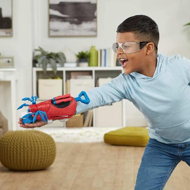 ナーフ マーベル スパイダーマン メック ストライク メカサウルス アラクノ ブラジャーはやりっ子 F6677 並行輸入品 【 ハズブロ マーベル ダーツ火器 ダーツ 人となり作目 なりきり作目 手あそび ナーフブラスター 蜘蛛 くも 】