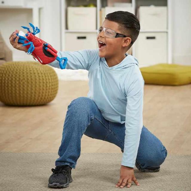 ナーフ マーベル スパイダーマン メック ストライク メカサウルス アラクノ ブラジャーはやりっ子 F6677 並行輸入品 【 ハズブロ マーベル ダーツ火器 ダーツ 人となり作目 なりきり作目 手あそび ナーフブラスター 蜘蛛 くも 】