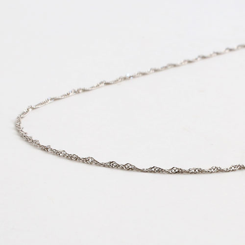 純プラチナネックレス Pt999スクリューネックレス プラチナチェーンネックレス 50cm 造幣局検定マーク入り ペンダント用チェーンの通販は