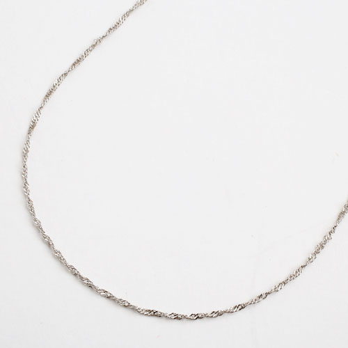 純プラチナネックレス Pt999スクリューネックレス プラチナチェーンネックレス 50cm 造幣局検定マーク入り ペンダント用チェーンの通販は