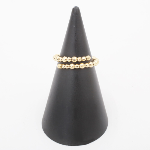 18金ゴールドリング K18フリーサイズリング ミラクルカット ミラーボールリング ring イエローゴールド指輪_7