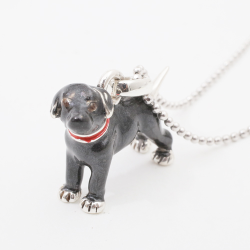 シルバーキーチャーム ラブラドールバッグチャーム レトリバーストラップ 犬 イヌ ドッグ dogキーホルダー シルバー925 可愛いアクセサリー