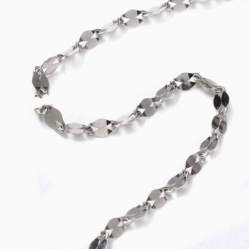 プラチナチェーンブレスレット Pt850 18cm ペダルチェーン プラチナム 
