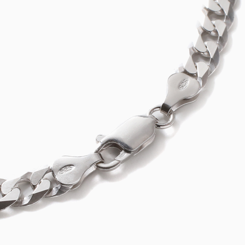 シルバーネックレス V925キヘイ 喜平チェーン 銀無垢 8面カット 男女