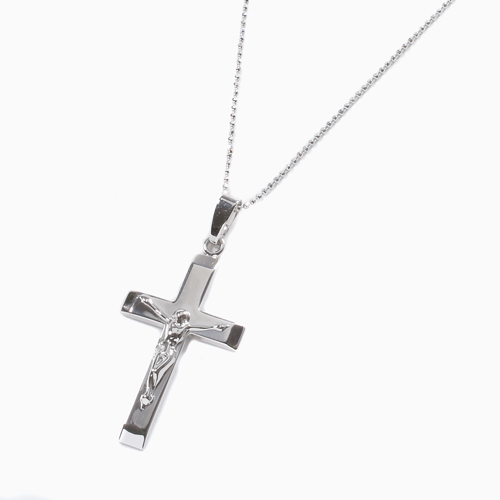 シルバークロスペンダント silver 十字架ネックレス キリスト JISUSの通販は 6,794円